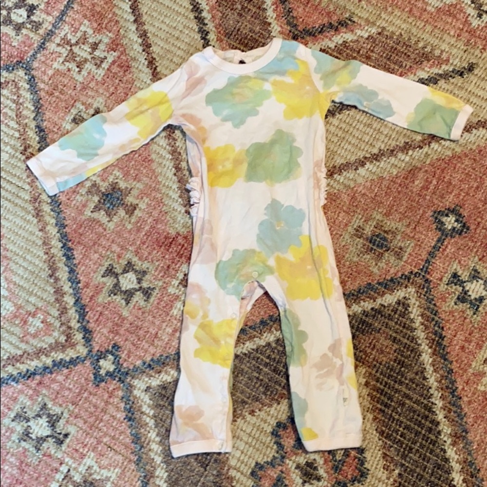 Burt's Bees Baby Ruffle Butt Romper
